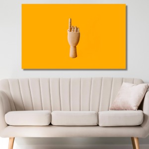 손가락 와이드 풍경 사진 그림 액자 41 x 27 cm